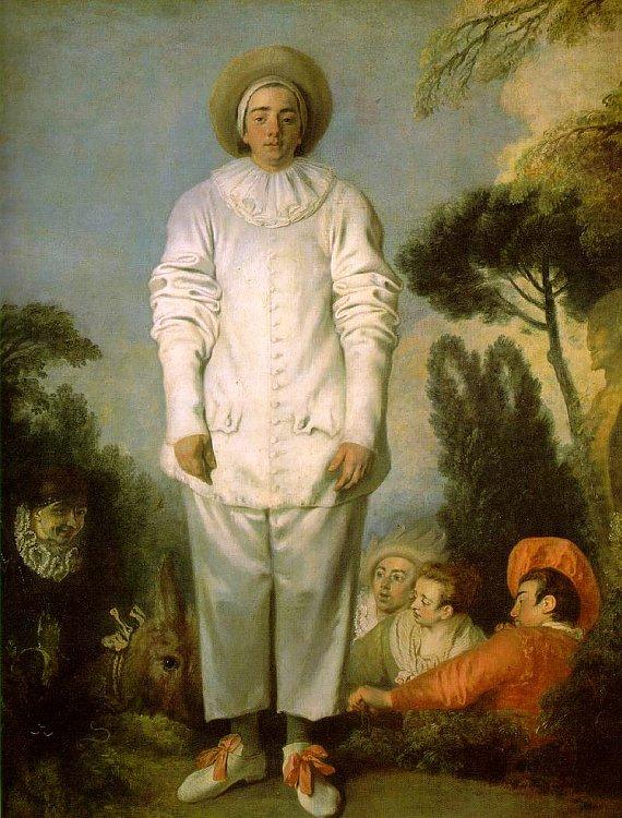 Gilles as Pierrot, Jean-Antoine Watteau